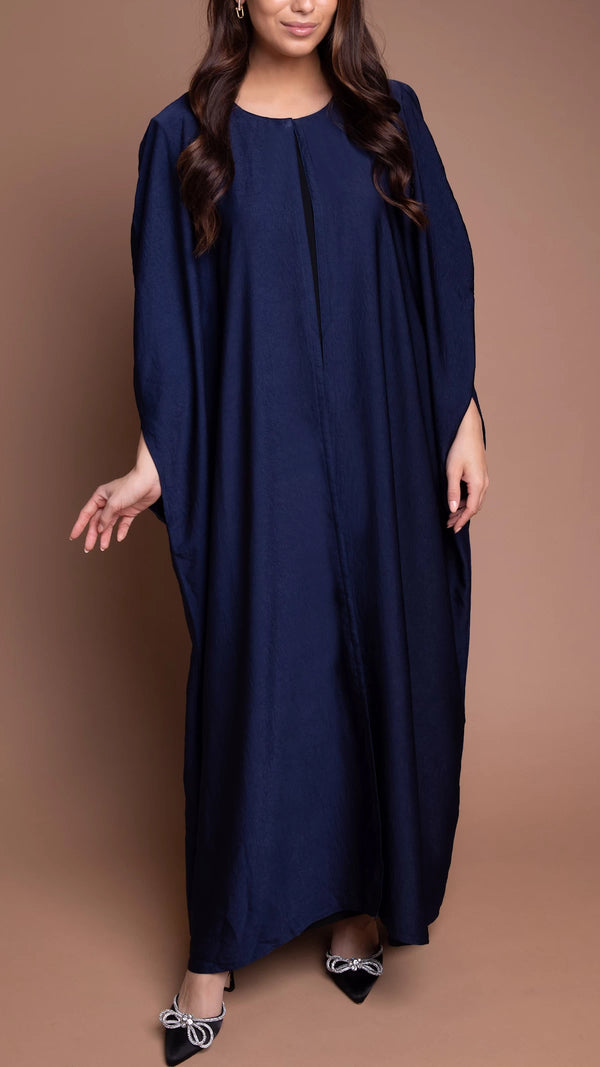 CIMRIN CAPE DRESS - NAVY BLUE