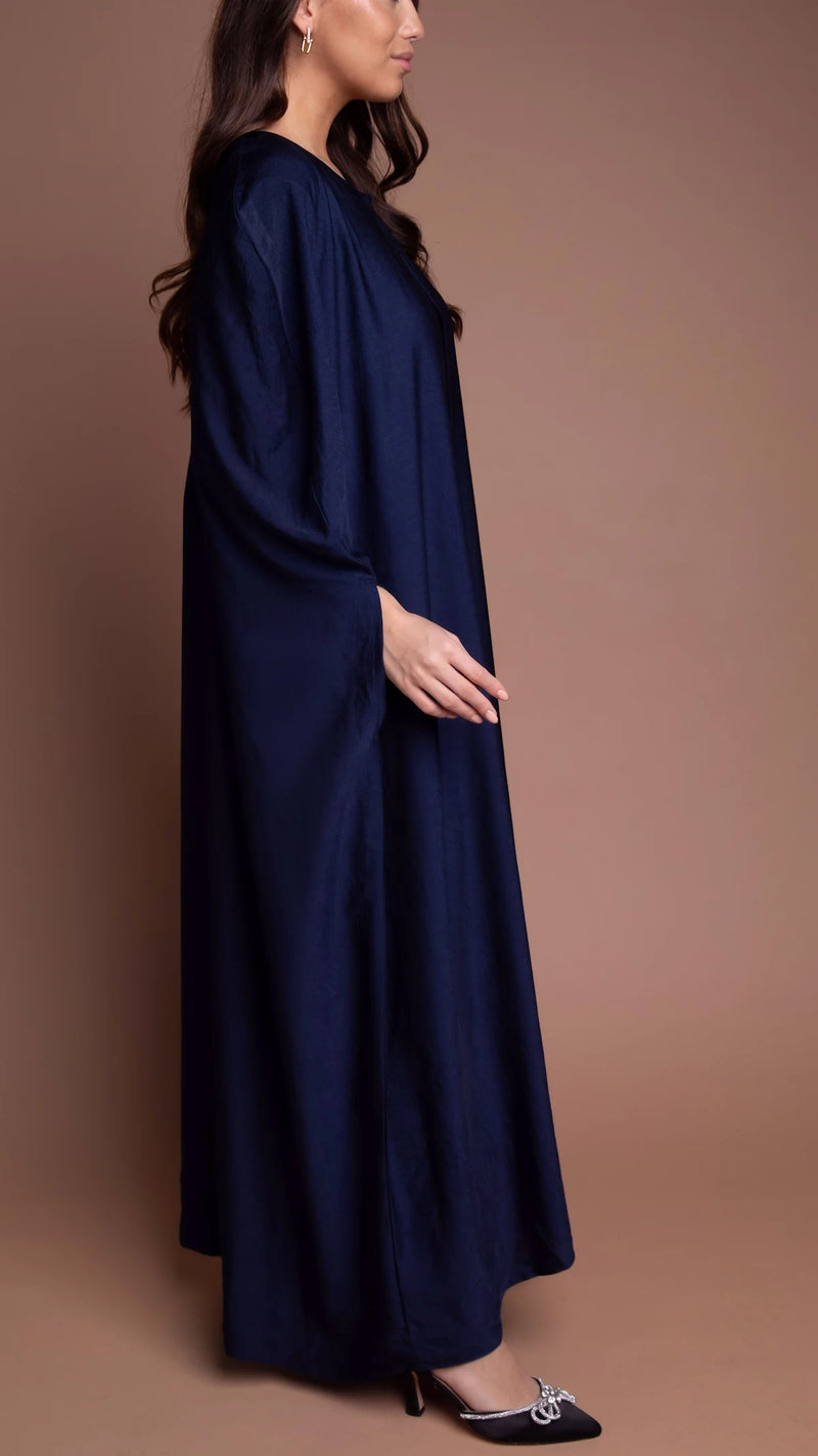 CIMRIN CAPE DRESS - NAVY BLUE